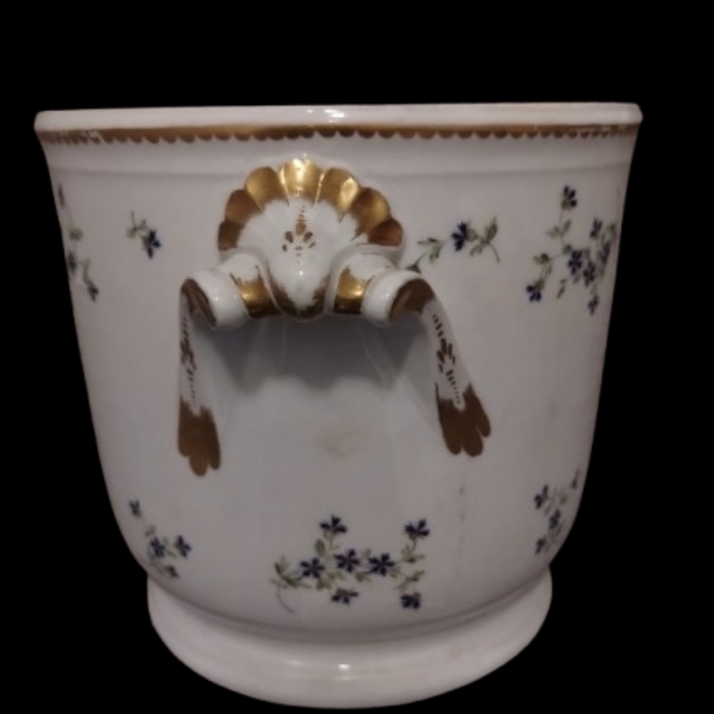 VTG Herend, Hungary, 1960  c1980 LG Round Porcelain Indoor Cachepot Jardinière